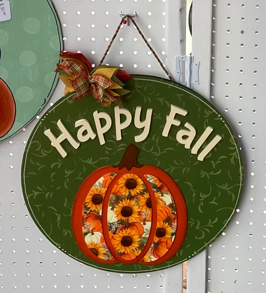Happy Fall Door Hanger