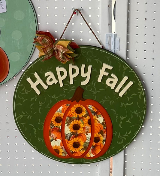 Happy Fall Door Hanger